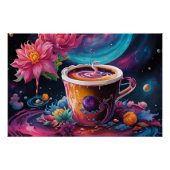 Garden Galaxy Kaffee Poster (Vorderseite)