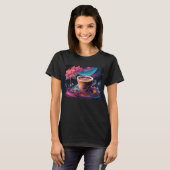 Garden Galaxy Kaffee T-Shirt (Vorne ganz)