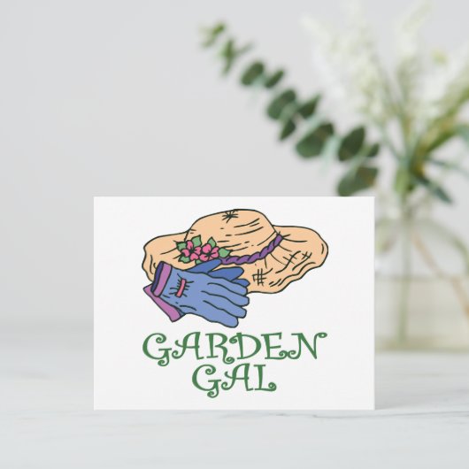 Garden Gall Postkarte (Stehend Vorderseite)