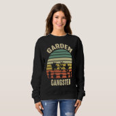 Garden Gangster Retro Vintage Gardening Sweatshirt (Vorne ganz)