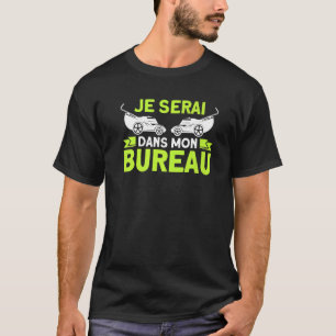 Garden Gardene Wohnung Garten Vintag Mein Büro T-Shirt