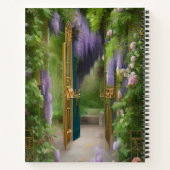 Garden Gate and Wisteria Notizblock (Rückseite)