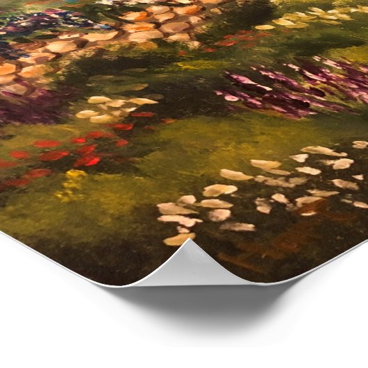 Garden Gate by Celestine poster (Ecke)