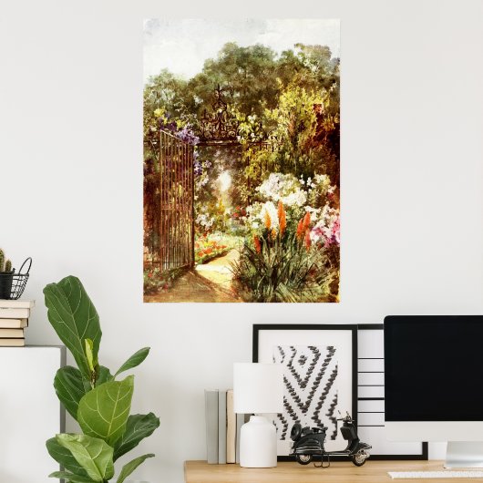 Garden Gate Poster (Heimbüro)
