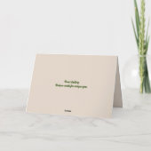 GARDEN GET BESTER CARD DANKESKARTE (Rückseite)