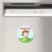 Garden Girl Magnet (In Situ (Geschirrspüler))