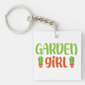 Garden Girl Schlüsselanhänger (Vorderseite)
