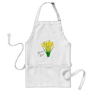 Garden Girl Yellow Daffodil Blume Schürze