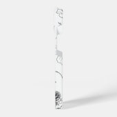 Garden Glam: Luxuriöse florale Telefonabdeckung iPhone Hülle (Linke Seite)