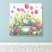 Garden Glow Leinwanddruck (Insitu (Holzboden))