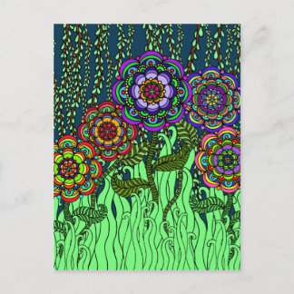 Garden Glow Postcard Postkarte