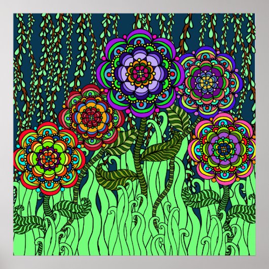 Garden Glow Poster (Vorne)