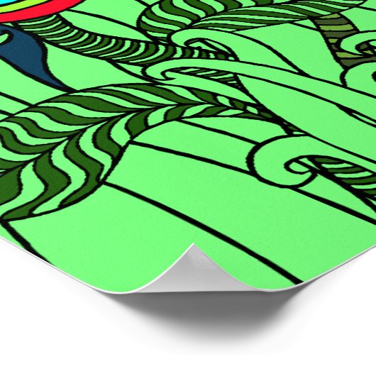 Garden Glow Poster (Ecke)