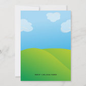 Garden Gnome Baby Dusche Einladung (Rückseite)