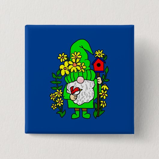 Garden Gnome Button (Vorderseite)