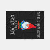 Garden Gnome Costume, Halloween, This Is My Human  Fleecedecke (Vorderseite (Horizontal))