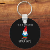 Garden Gnome Costume, Halloween, This Is My Human  Schlüsselanhänger (Vorderseite)