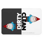 Garden Gnome Dishwasher Magnet (Horizontal)