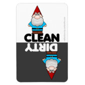Garden Gnome Dishwasher Magnet (Vertikal)