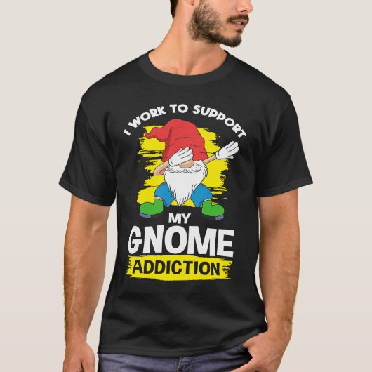 Garden Gnome Dwarf Gardening & Gnomes T-Shirt (Vorderseite)