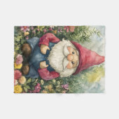 Garden Gnome Fleecedecke (Vorderseite (Horizontal))