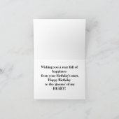 Garden Gnome Geburtstagskarte Karte (Innenseite)