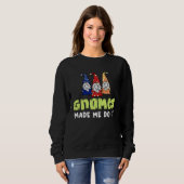 Garden Gnome  Gnomies Gardening Sweatshirt (Vorne ganz)
