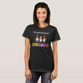 Garden Gnome  Gnomies Gardening T-Shirt (Vorne ganz)