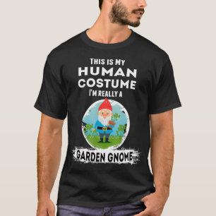 Garden Gnome Halloween Kostüm menschliche Kostüm T-Shirt