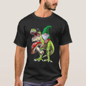 Garden Gnome Hat T Rex Dinosaur Funny Garening Wo T-Shirt (Vorderseite)