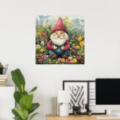 Garden Gnome Poster (Heimbüro)