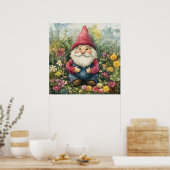 Garden Gnome Poster (Küche)