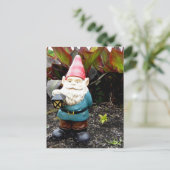 Garden Gnome Postkarte (Stehend Vorderseite)