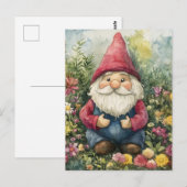 Garden Gnome Postkarte (Vorne/Hinten)