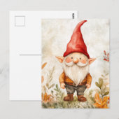 Garden Gnome Postkarte (Vorne/Hinten)