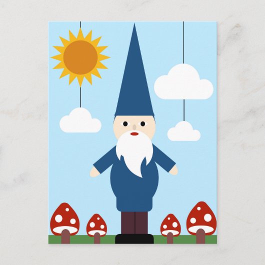 Garden Gnome Postkarte (Vorderseite)