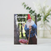 Garden Gnome Postkarte (Stehend Vorderseite)