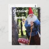 Garden Gnome Postkarte (Vorne/Hinten)