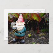 Garden Gnome Postkarte (Vorne/Hinten)