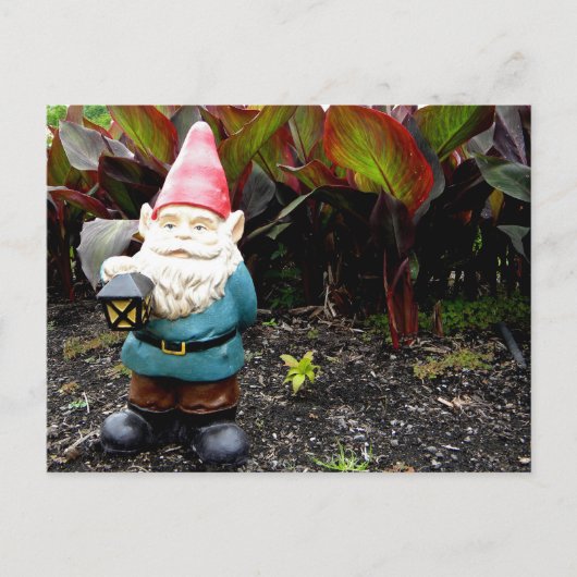 Garden Gnome Postkarte (Vorderseite)