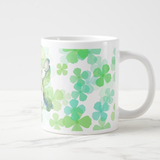 Garden Gnomes 2 grün Jumbo-Tasse (Rechts)