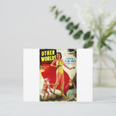 Garden Gnomes am Strand Postkarte (Stehend Vorderseite)