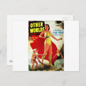 Garden Gnomes am Strand Postkarte (Vorne/Hinten)