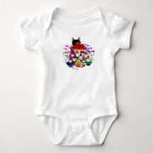 Garden Gnomes Baby Bodysuit