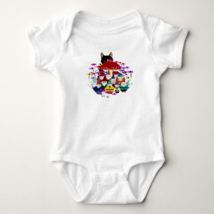 Garden Gnomes Baby Bodysuit Strampler
