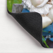 Garden Gnomes Couple Mousepad (Ecke)