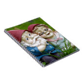 Garden Gnomes Couple Notizblock (Rechte Seite)
