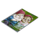 Garden Gnomes Couple Notizblock (Linke Seite)