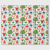 Garden Gnomes Geschenkpapier (Flach)