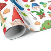 Garden Gnomes Geschenkpapier (Rolleneckpunkt)